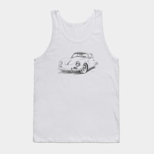 Chalk drawing - cars Tank Top